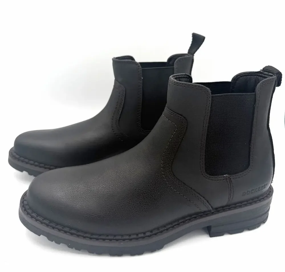 Dockers Mens Size 8 Truman Stain Defender Rugged Boot Black 90-38884
